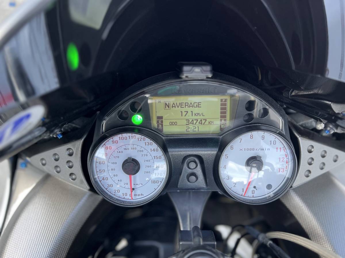 ZX-14 車検令和7年1月 3.48万km バーハン仕様 美車 無事故 ZZR 1400