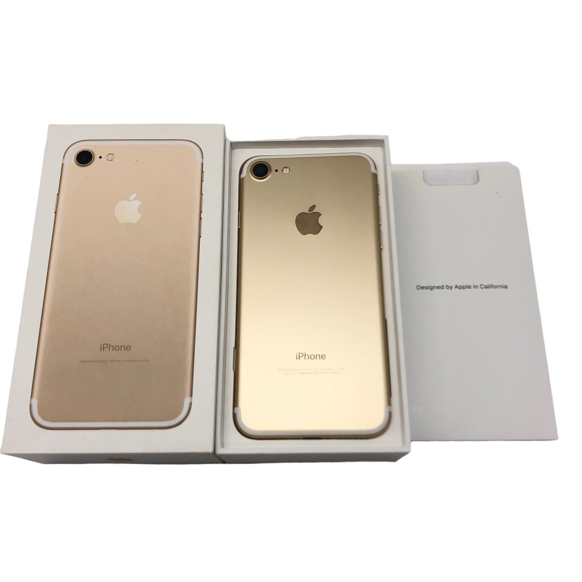 定番，100%新品 SIMフリー Apple アップル iPhone7 32GB MNCG2J/A 〇端末 本体 ゴールド 箱付き(iPhone)｜売買されたオークション情報、yahooの商品情報をアーカイブ公開 - オークファン iPhone