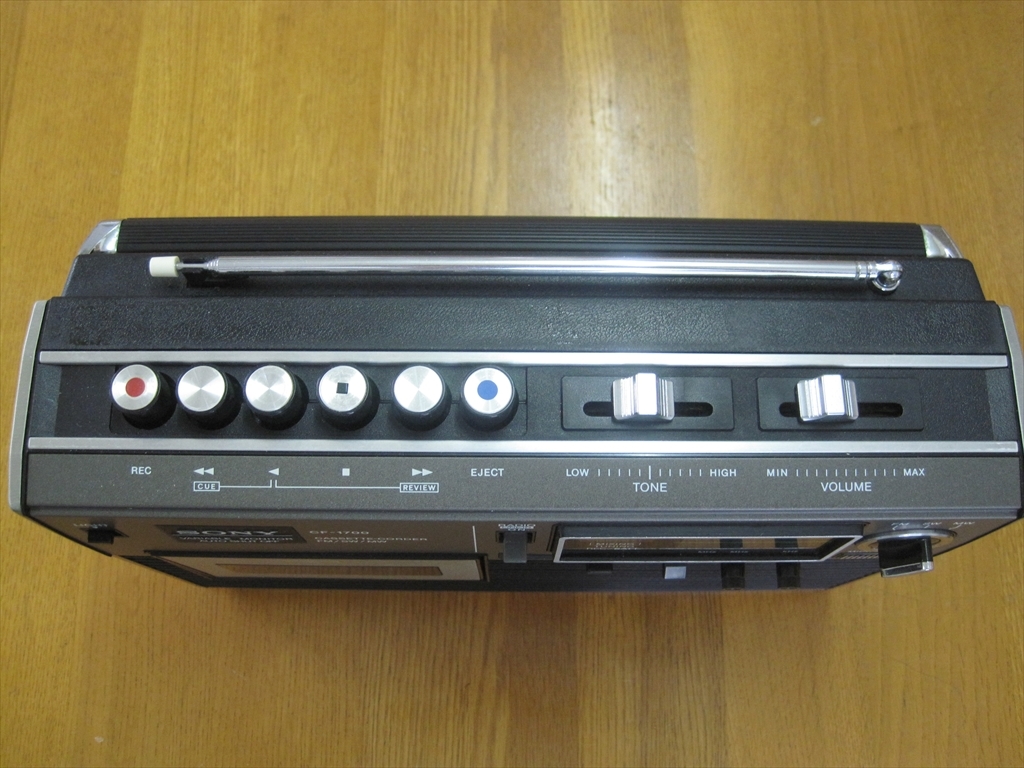 SONY CF-1700 カセットコーダー ラジカセ本体のみ 1970年代 オーディオ