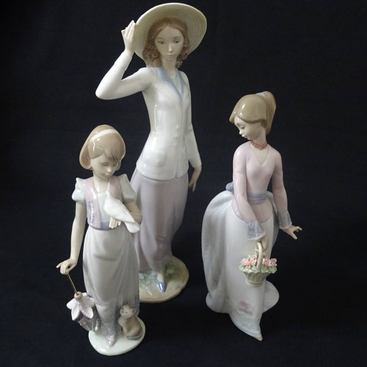 横浜/2088591/mrrz】LLADRO リヤドロ 5682/7622/7611 フィギュ 横浜/2088591/mrrz】LLADRO リヤドロ 5682/7622/7611 フィギュ