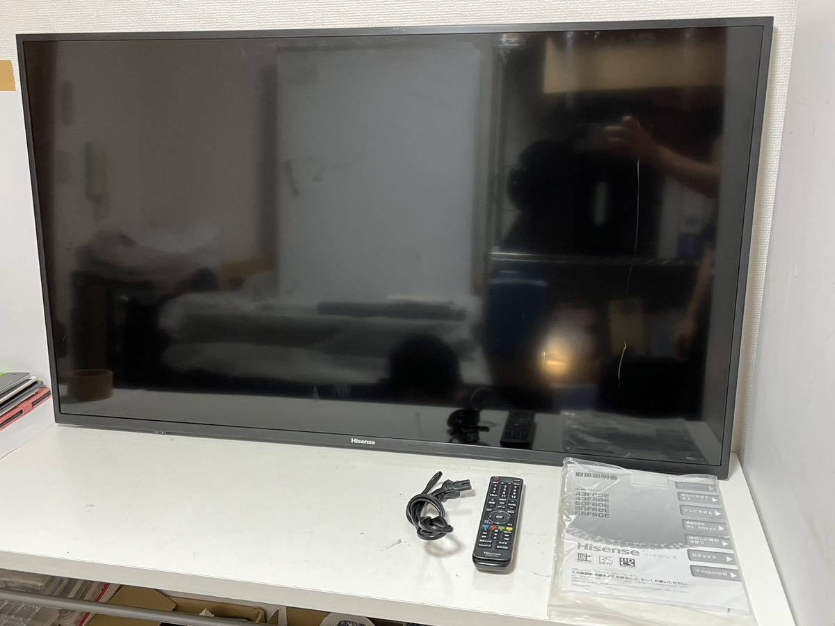 Hisense ハイセンス 液晶テレビ 50F68E リモコン付き 50型 4K対応 2020 