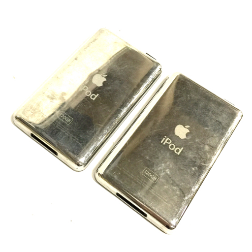 Apple iPod classic A1238 120GB 80GB デジタルオーディオプレーヤー 3点 セット(iPod classic ...