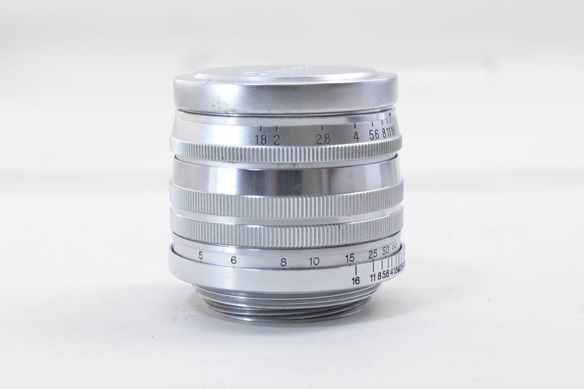 ecoま】キヤノン CANON LENS 50mm F1.8 no.158823 ライカLマウント