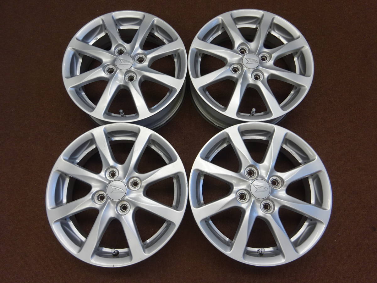 A-134　ダイハツ　純正　14×4.5J ET45 PCD100 4H 4本　軽量　DAIHATU　カスタム　ムーヴ　タント　キャスト　ミラ　等に是非　！