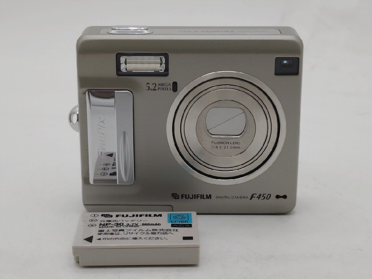 【動作確認済み】FUJIFILM FinePix F450 デジタルカメラセット 富士フィルム Finepix F450 FUJIFILM CCD コンパクトデジタルカメラ