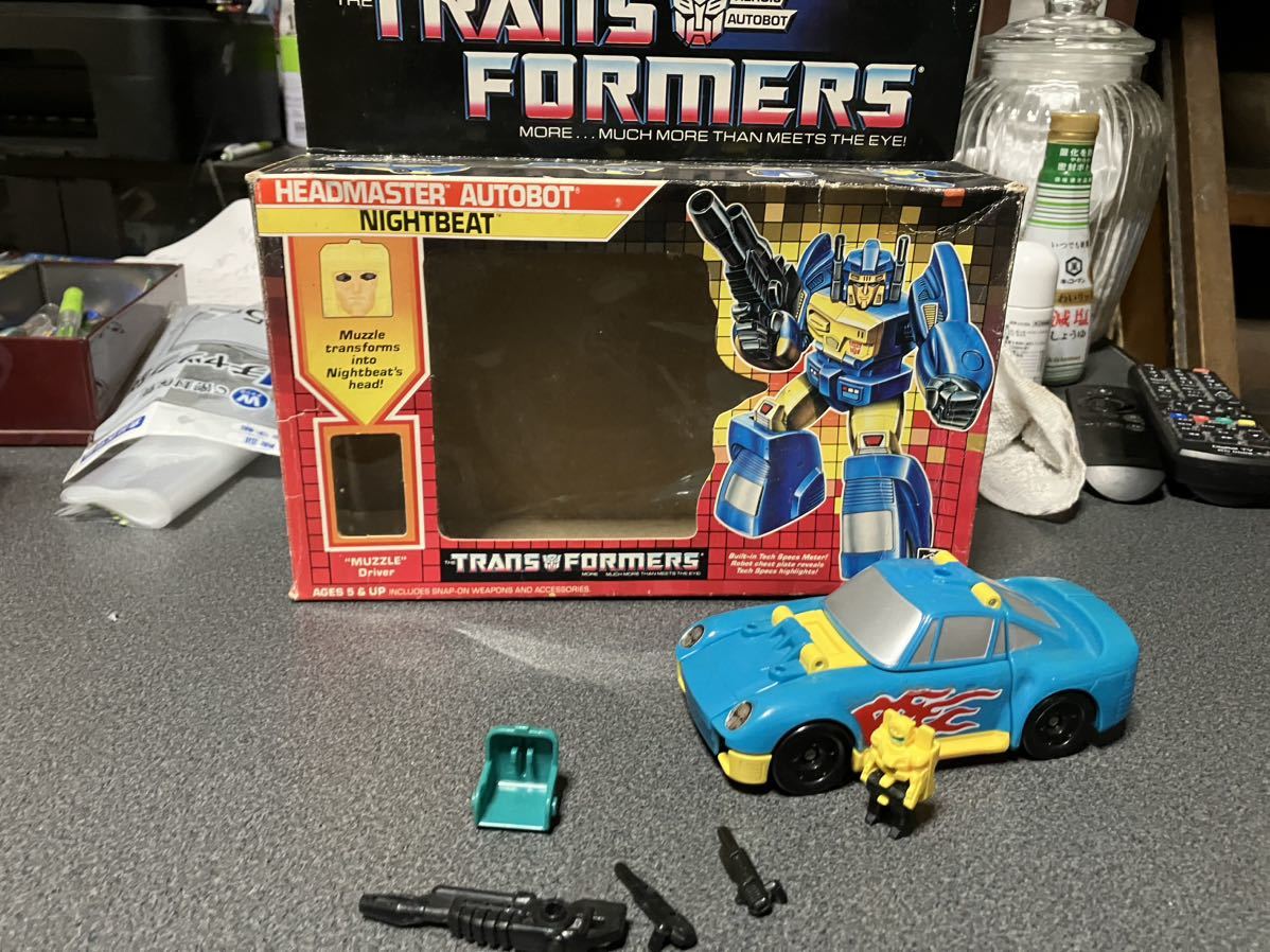 トランスフォーマー ナイトビート NIGHTBEAT ヘッドマスターJR タカラ