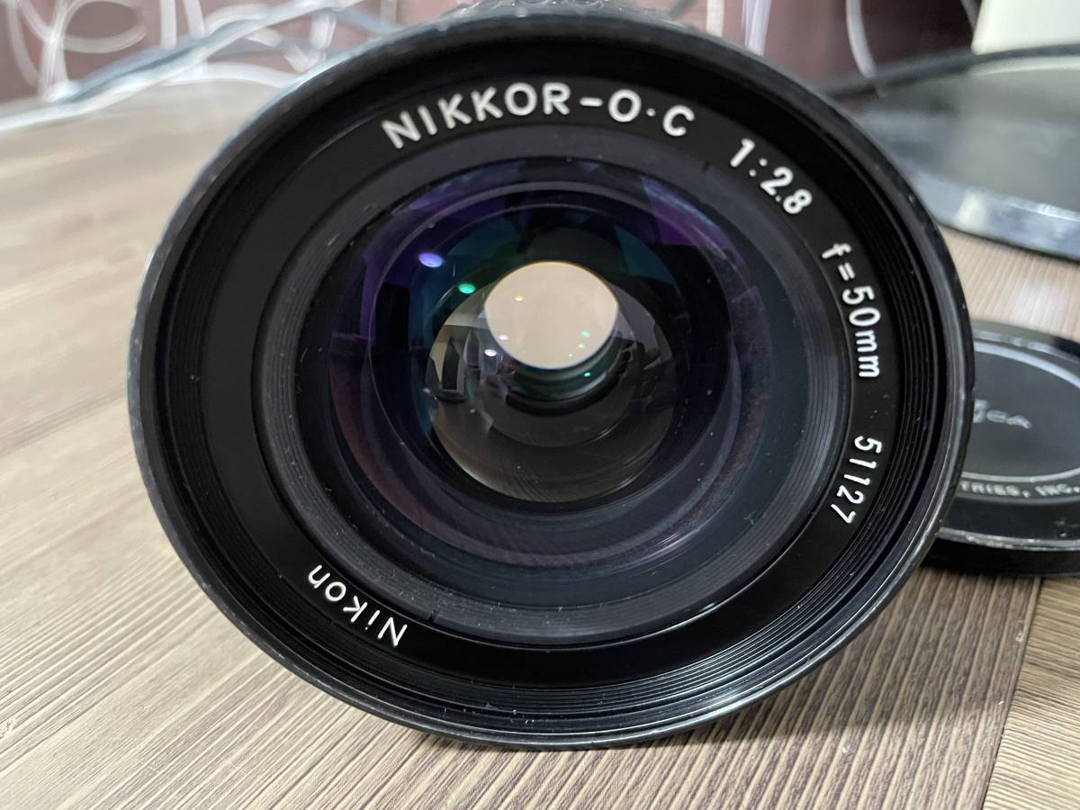 Nikon NIKKOR-O・C 50mm 1:2.8 ZENZA BRONICA キャップ 付 ニコン