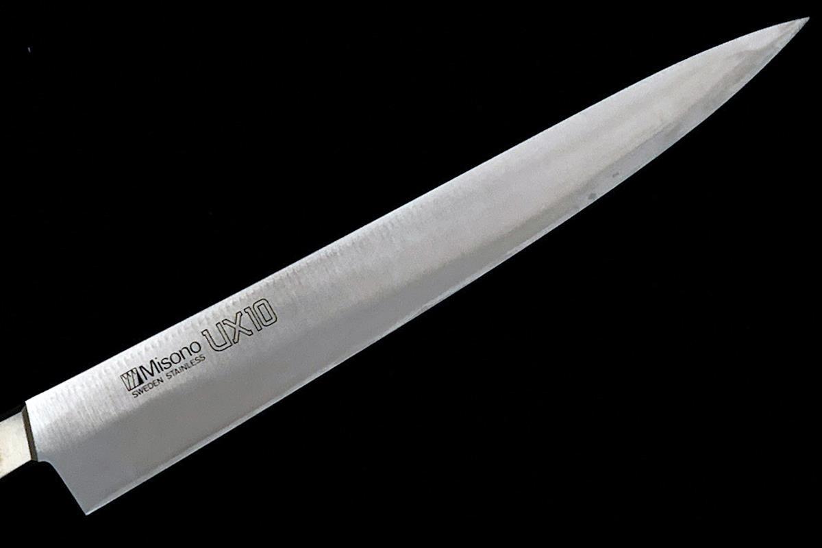 美品｜ミソノ UX10 筋引 洋包丁 270mm ピュアステンレス特殊鋼 外箱付 λH2875-2L2B