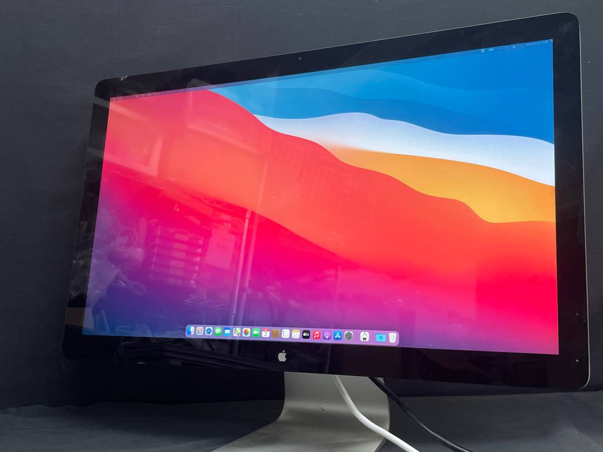【動作OK♪】Apple Thunderbolt Display MC914J/A [27インチ] A1407 LED/IPS 27型ワイド液晶ディスプレイ 動作品