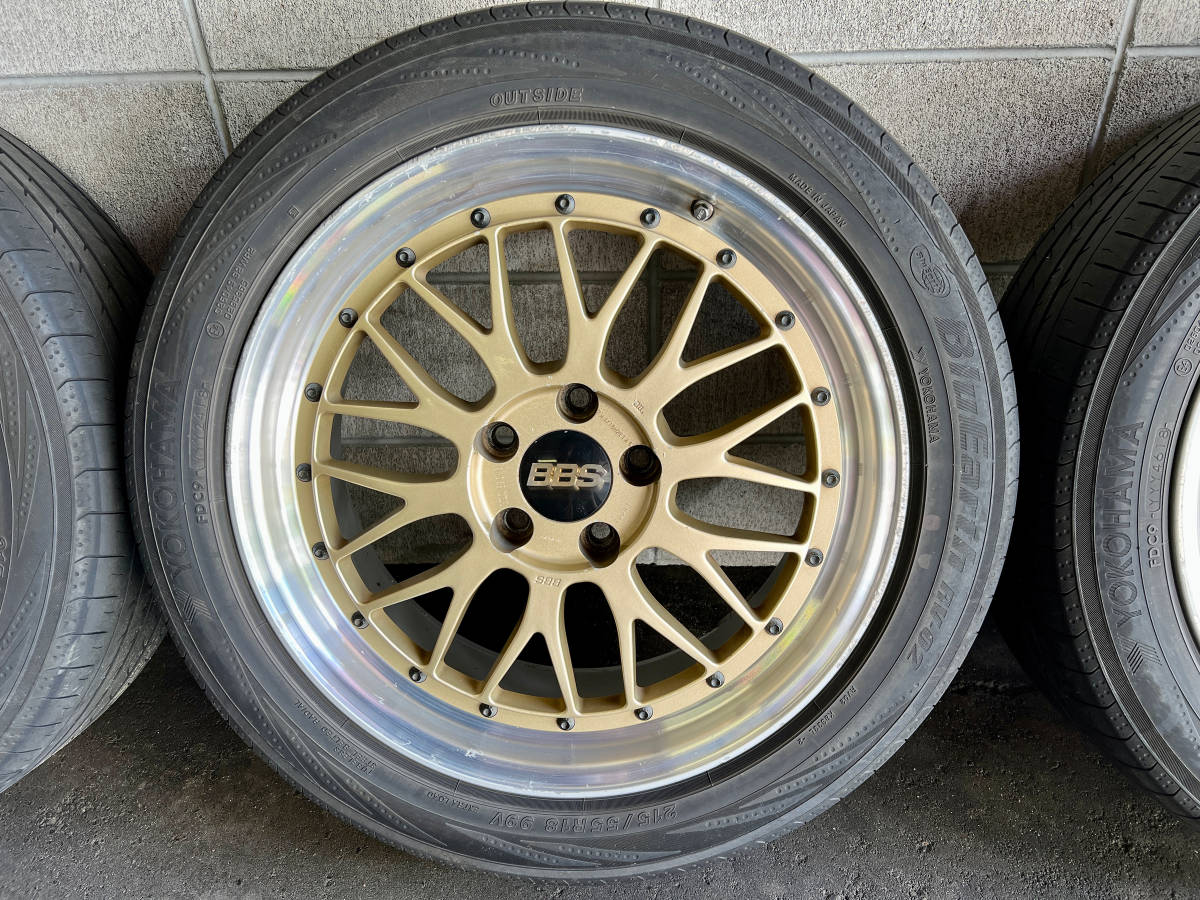 ♪ BBS LM LM095 FORGED 鍛造 18x7.5J +45 114.3 5H ブルーアース RV 