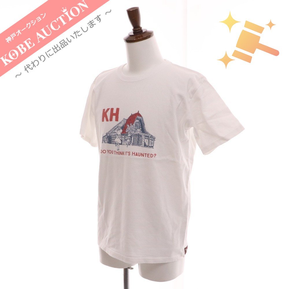 ■ GBL スタジオジブリ Tシャツ 半袖 トップス となりのトトロ サツキ メイ メンズ L ホワイト