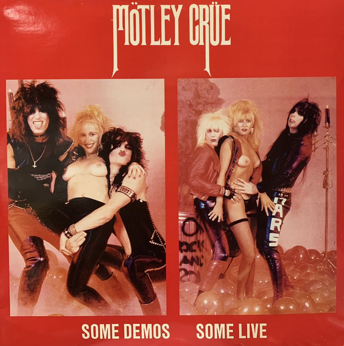 MÖTLEY CRÜEブートレックライブ盤レコードLive Pain '85 Cd / Dvd