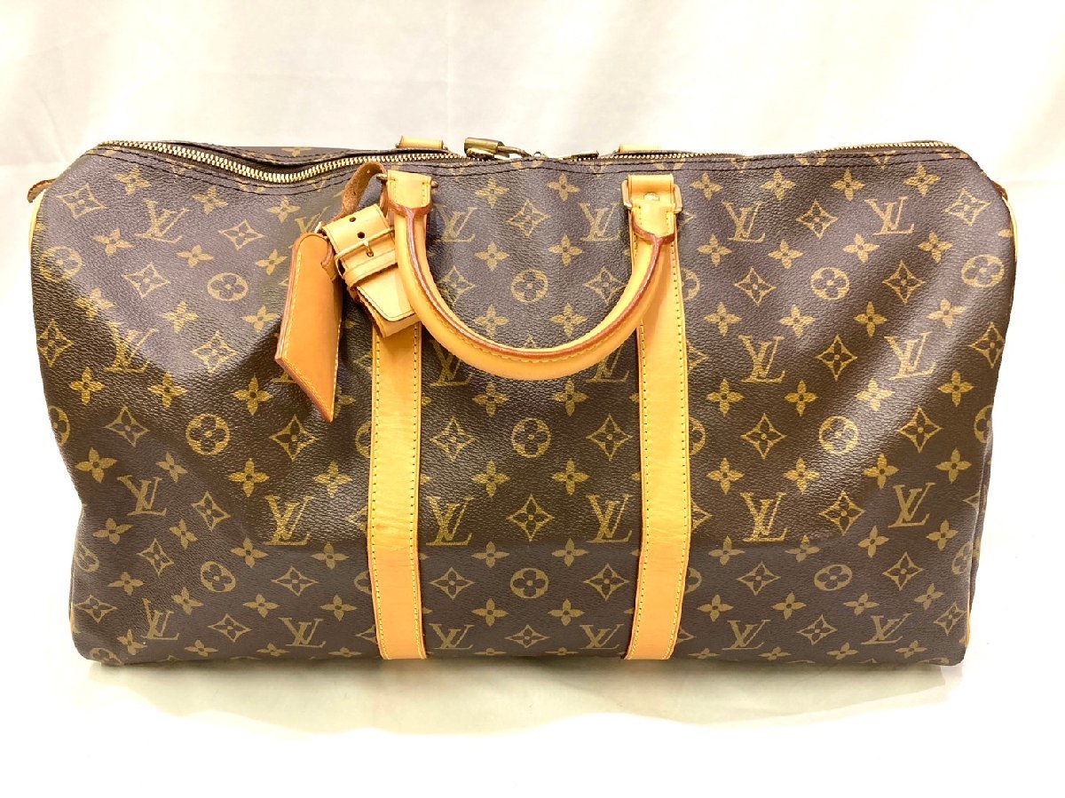 極美品！！○Louis Vuitton ルイヴィトン キーポル50 モノグラム