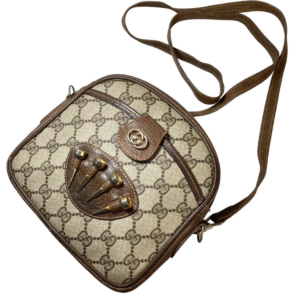 希少・レア GUCCI グッチ オールドグッチ ヴィンテージ GGスプリーム柄 