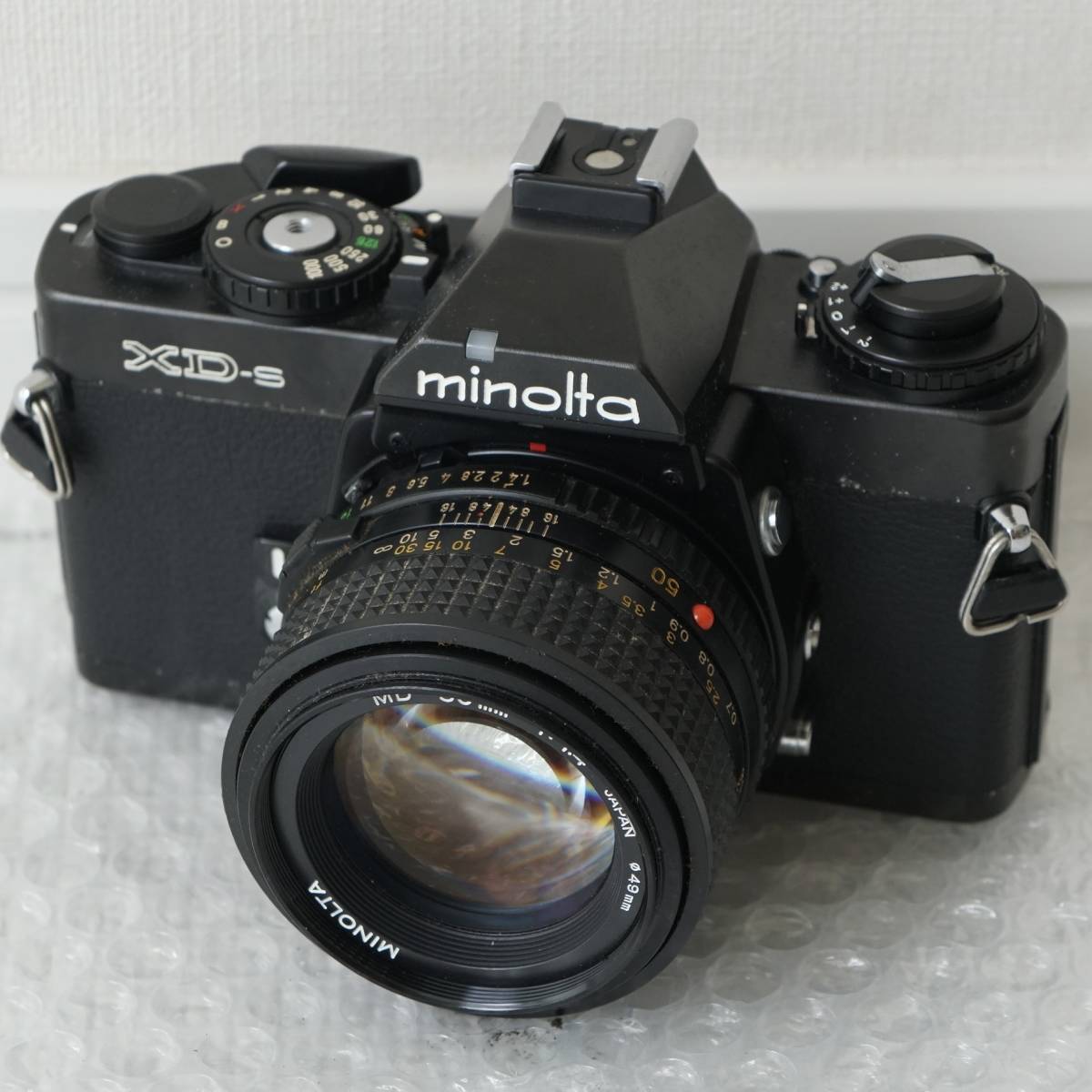 【完動品】ミノルタ Minolta XD-S MD 50mm F1.4 ミノルタ Minolta XD-S + MD Rokkor 50mm F1.4 【公式通販】