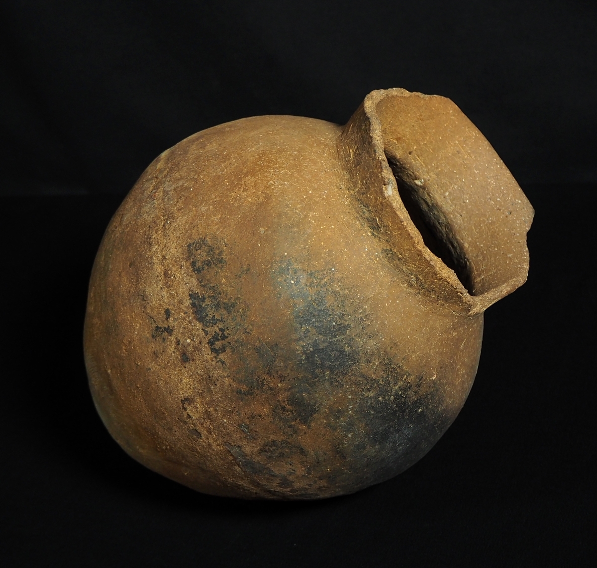 弥生式土器 広口壺 素焼 土器 遺跡 祭器 土師器 出土品 発掘品　古墳/民藝/須恵器/埴輪