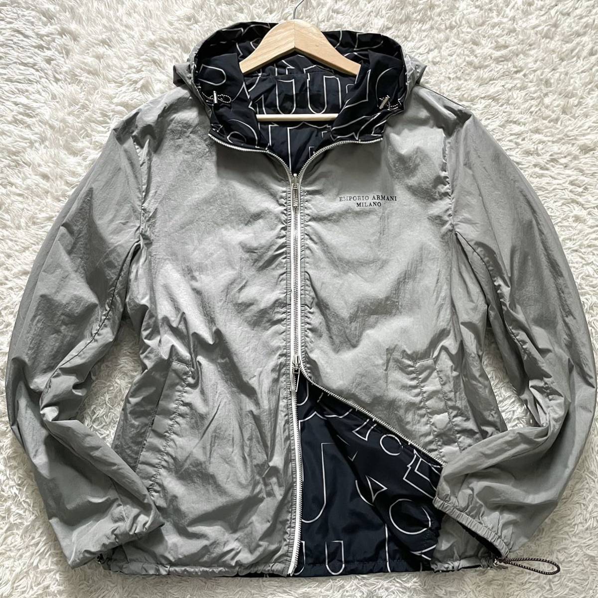 極美品/XLサイズ○エンポリオ アルマーニ 2way【リバーシブル 