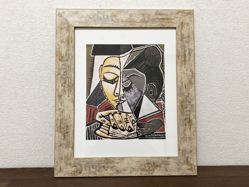 パブロ・ピカソ壁掛けアート額入り絵画 Pablo Picasso模写 名画アート 