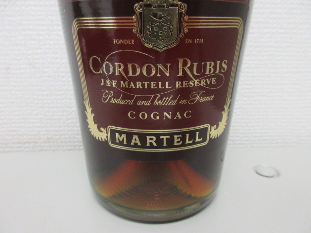 【未開栓】MARTELL CORDON RUBISマーテルコルドンルビー MARTELL◎CORDON RUBIS◎マーテル コルドン ルビー◎未開栓