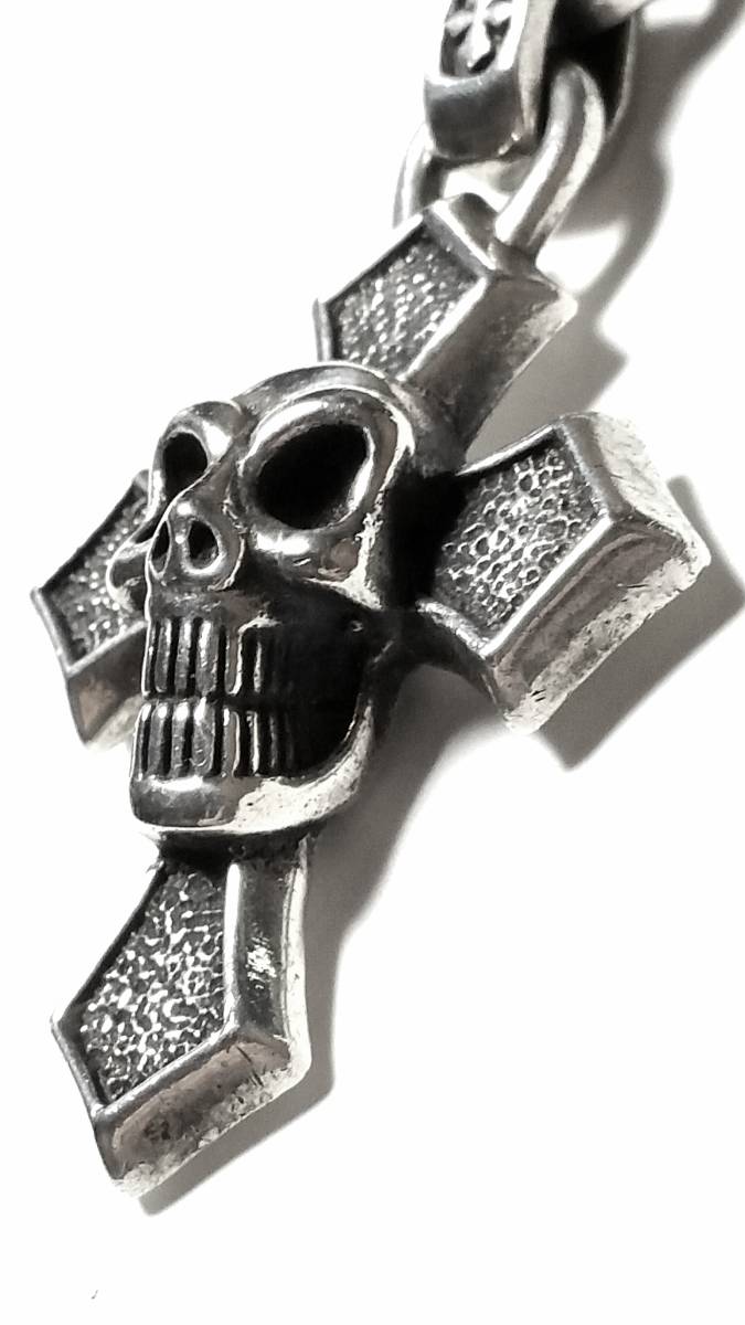 詳細不明BWL刻印ビルウォールレザーsilver925”C”Cross w/Good Luck