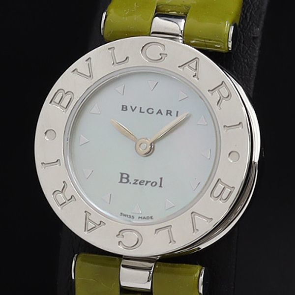 1円 稼働 美品 箱付き ブルガリ BZ22S/BZ22C4SL ビーゼロワン QZ