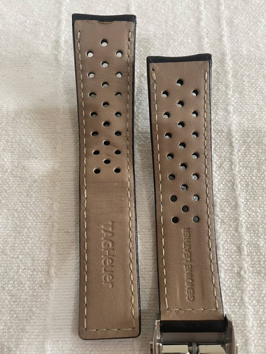 タグ・ホイヤー 純正皮ベルト 純正バックル USED タグホイヤー TAG