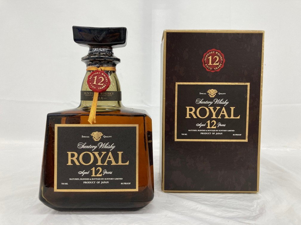 SUNTORY WHISKY ROYAL ローヤル 12年 黒ラベル 700ml 43％ 箱付き 未開 
