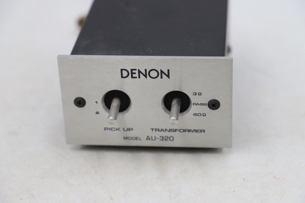 DENON デノン AU-320 MC昇圧トランス 動作品（B0538） AU-320 DENON MC