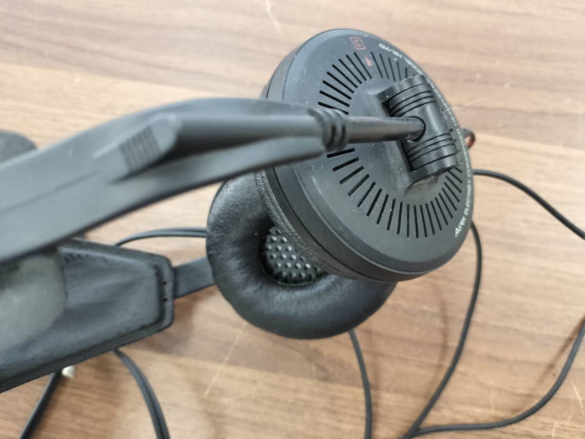 Aurex オーレックス HR-710 ヘッドフォン 中古 Aurex HR-710 大変古い