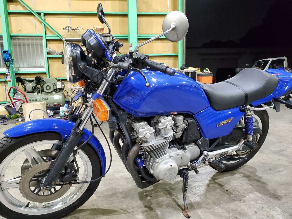 格安 CB900F 34909km セル始動 車検R8年8月 セル始動 SC01