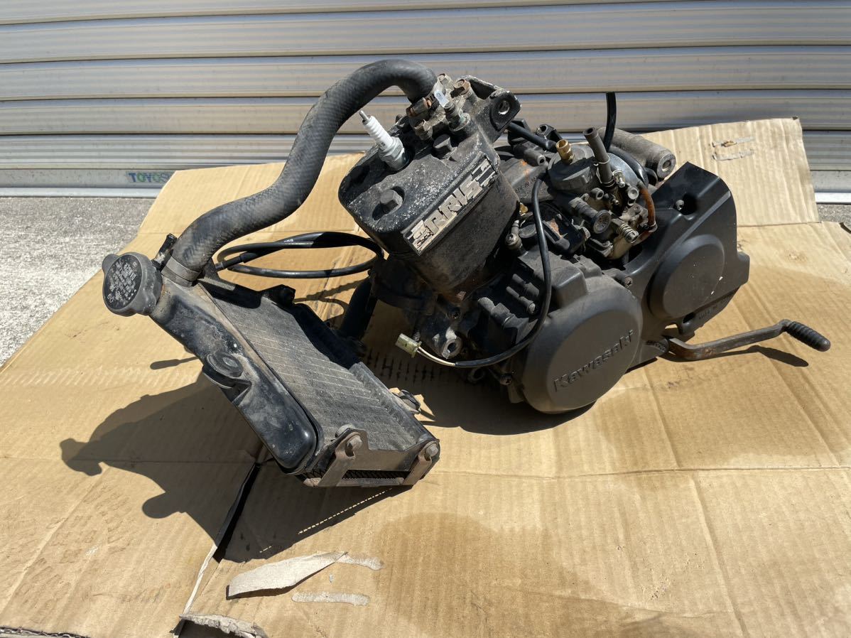 AR125S 純正エンジン ラジエター キャブレター 中古セット AR50 AR80 