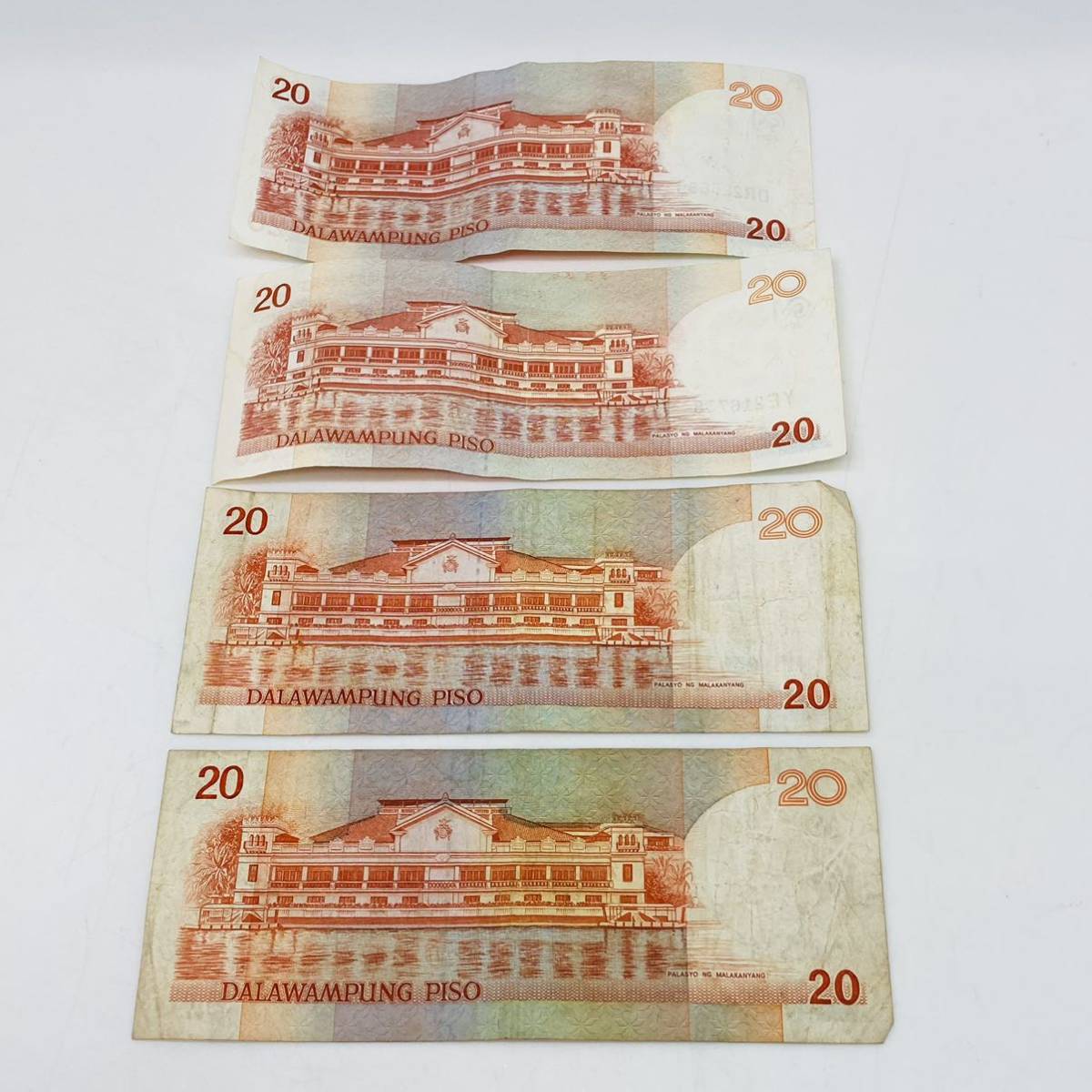 9.7 JO-A350 外国紙幣15枚まとめ フィリピン/紙幣/通貨/外国銭/世界の