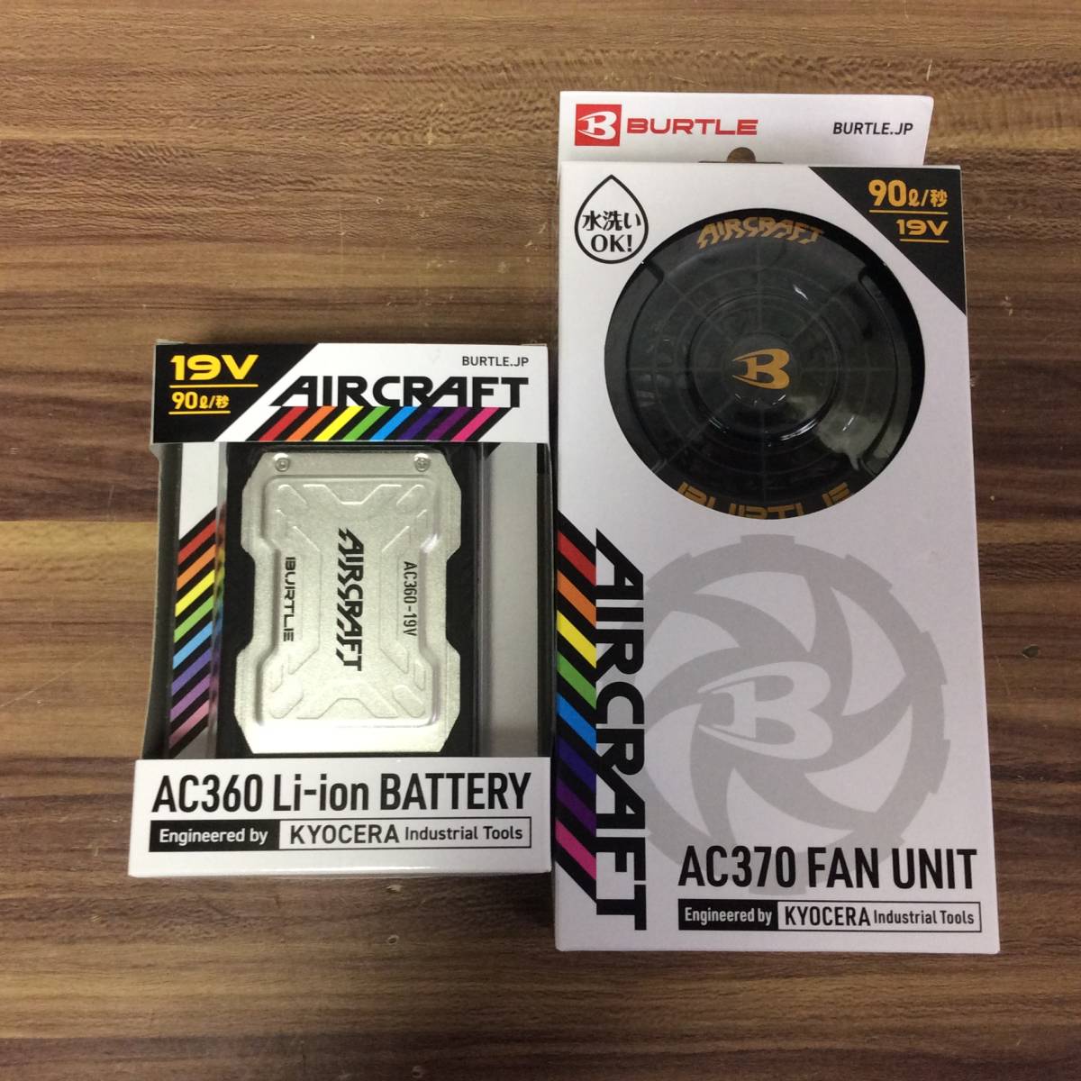 バートル BURTLE 未使用品 ファン 新品未使用 バッテリー エアー 