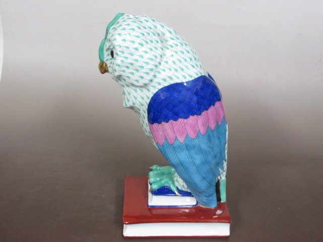 ヘレンド ハンガリー フクロウ HEREND HVNGARY ヘレンド ハンガリー「フクロウ 梟」置物 フィギュリン