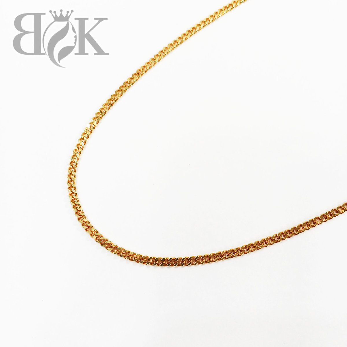 安い，定番人気】 K18 細喜平 2面シングル ネックレス 総重量約10.7g 全長