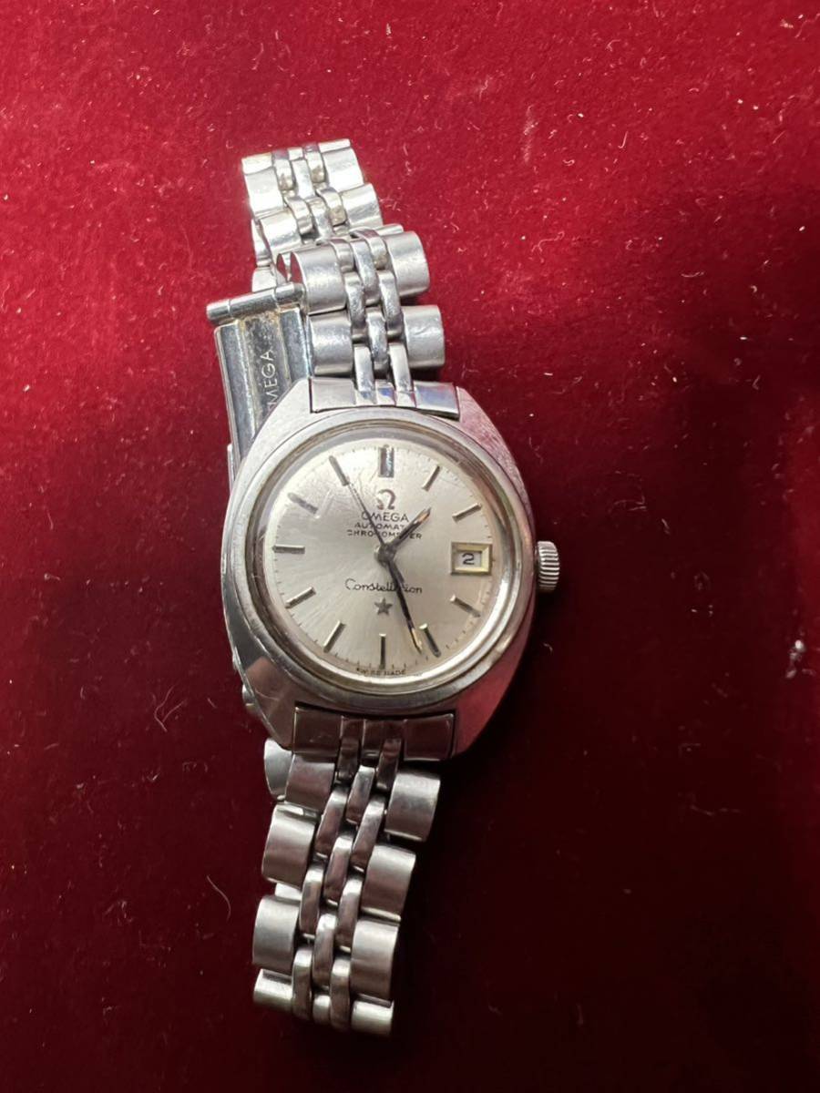 1円～OMEGA オメガ コンステレーション 568.001 24石 自動巻き 腕時計　レディース　稼働品