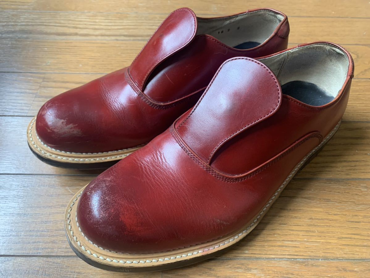 THE KING フラップシューズ　TS−039 バーガンディ