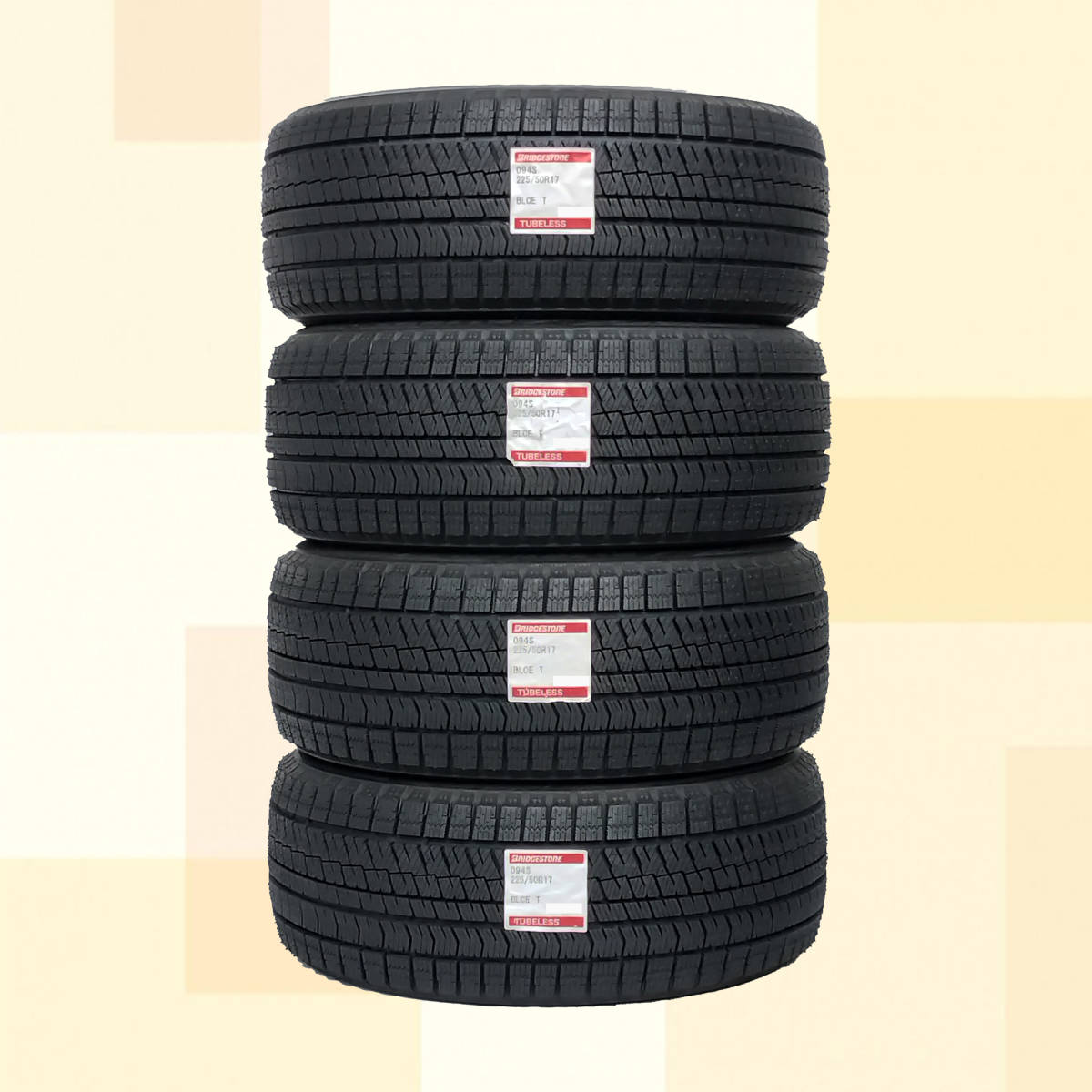 225/50R17 94S スタッドレスタイヤ BRIDGESTONE ブリヂストン ブリザック BLIZZAK ICE 22年製 送料無料 4本税込 62，200より 2