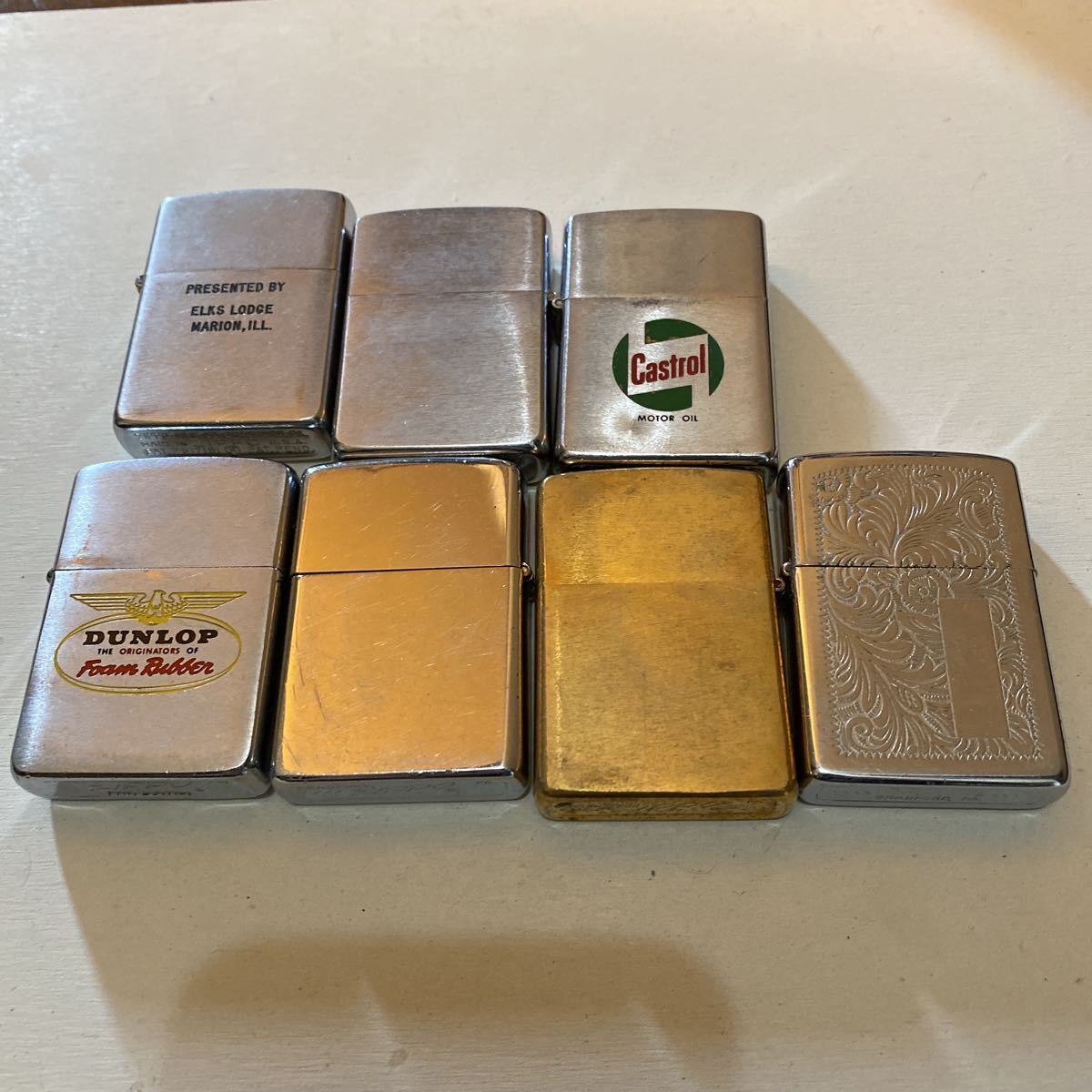 ヴィンテージZIPPO 60年代 70年代 80年代等 赤フェルト 希少 まとめ 