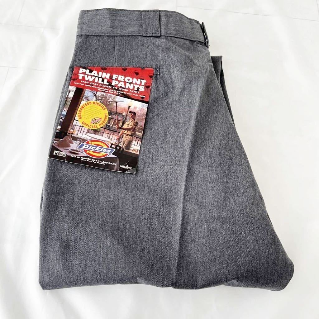 デッドストック 90's USA製 Dickies 874 ヘザーグレー W38 ワーク
