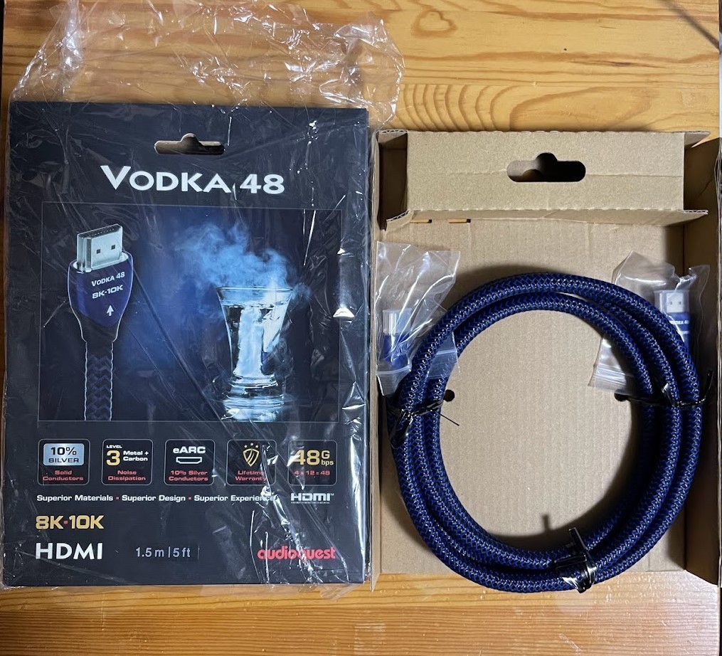 0 audioquest HDMI Vodka - AudioQuest オーディオクエスト HDMI