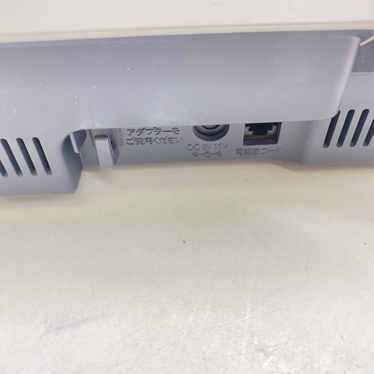 g24346 SHARP シャープ 留守番電話機 DA-Y500 シルバー 固定電話 AC 