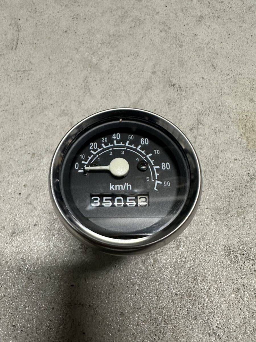 ホンダ　エイプ100 純正メーター　モンキー等に!!　中古品 ホンダ 純正 エイプ100 Z50J エイプ50流用に メーターの中古品・新品
