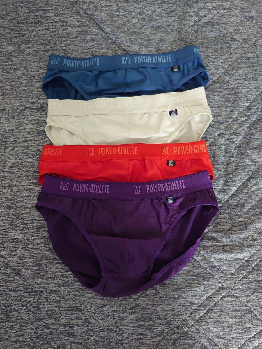 BVD B.V.D POWER ATHLETE（パワーアスリート） ビキニブリーフ 4枚セット 未使用 ②