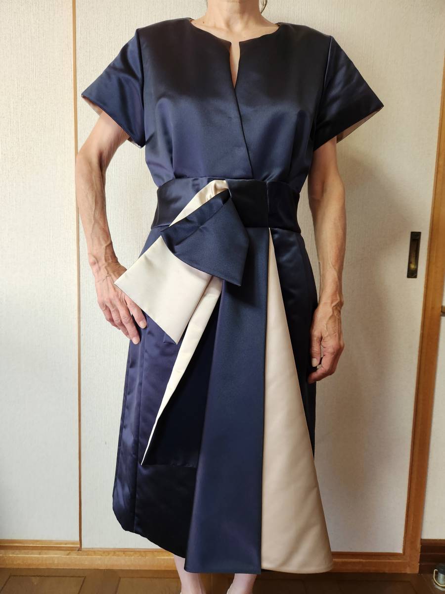 セリーヌ シルク ドレス ワンピース SIZE42 着用1回 京都伊勢丹にて