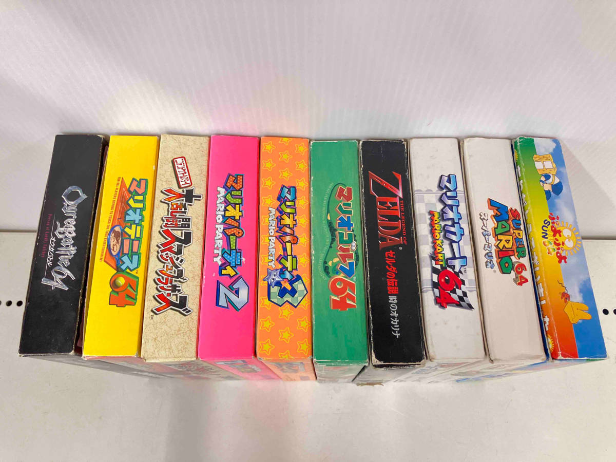 ジャンク Nintendo N64 箱ありソフト まとめて30本 大乱闘スマッシュ 