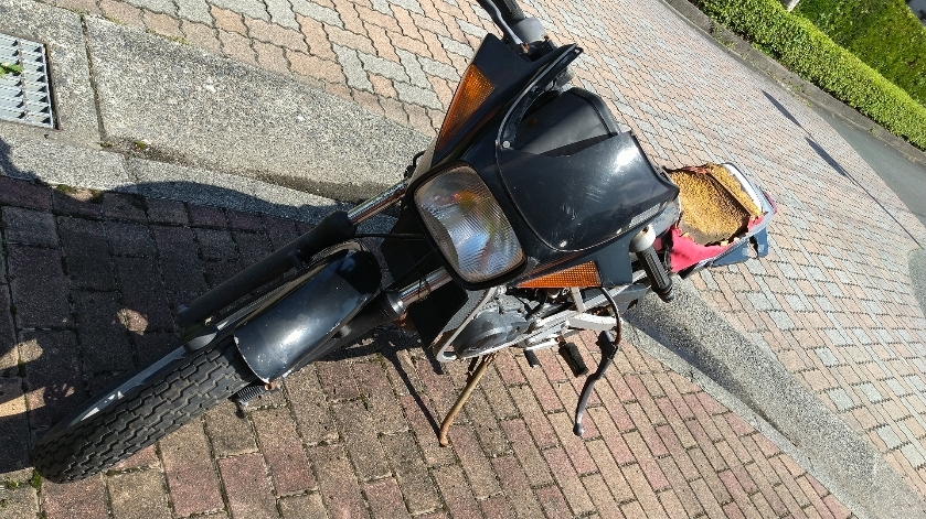 スズキ:RG50Γ:ガンマ50：部品取り車；初爆確認：欠品有