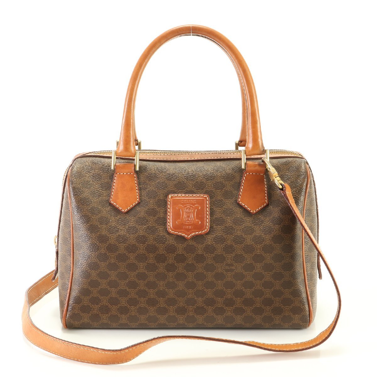 1円スタート】CELINE ヴィンテージ セリーヌ マカダム PVC レザー