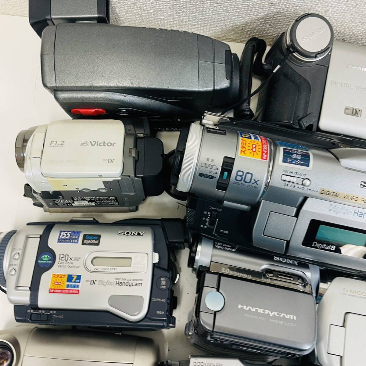 ジャンク ビデオカメラ 大量まとめ 20個以上 ハンディカム SONY