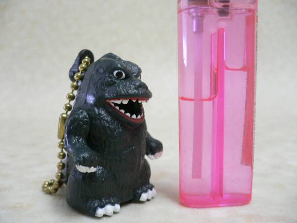 タカラ1999チョロ獣 口から火を吹く ゴジラのキーチェーン 色付(ゴジラ